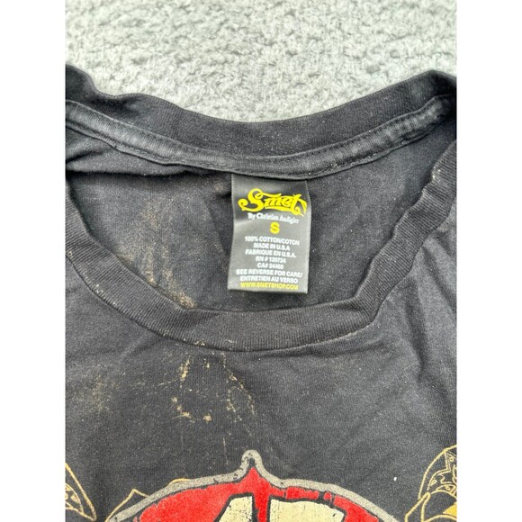 Smet by Christian Audigier slim fit t shirt small black - Picture 2 of 7